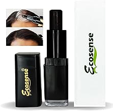 ECOSENSE Hair Colour Stick - Black | Root Touch Up for Grey Hair | Instant, Easy-to-Use, Quick & Mess-Free | Temporary - 4gm