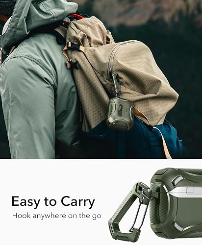 Miniatura 8 de ESR Funda para AirPods Pro 2 (2023/2022/2019, 2ª/1ª Gen), Compatible con AirPods Pro de 2ª Generación (Cable USB-C/Lightning), MagSafe Sin Esfuerzo