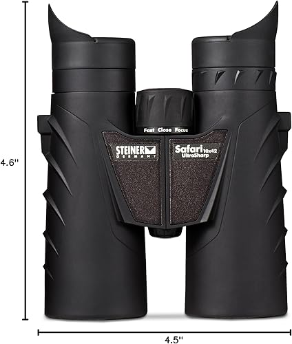 Vista 7 de Steiner Safari UltraSharp - Prismáticos compactos y ligeros para exteriores, 10 x 42