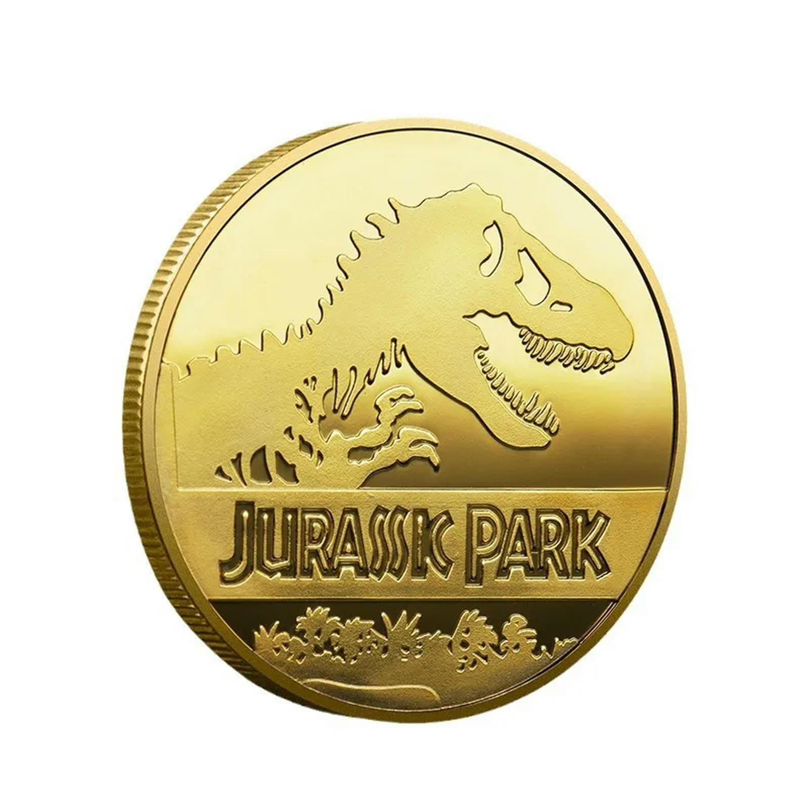 MANMANXI Souvenir Coin REPLICA Commemorative Coins Medallion Badges Coins Dinosaurs Coins-Gold