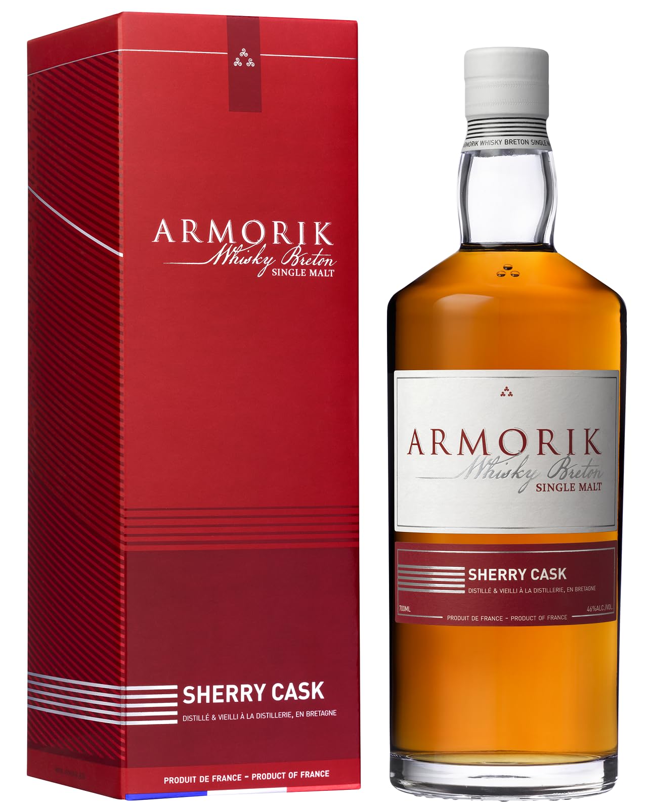 ARMORIK Sherry Cask Single Malt Whisky| 70cl |46% ABV| Award Winning |