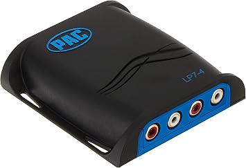PAC LP7-4 L.O.C. PRO Series 4-Channel Line Output Converter with Remote Turn On , Blue