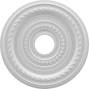 Ekena Millwork CMP16CO Cole Thermoformed PVC Ceiling Medallion, 16