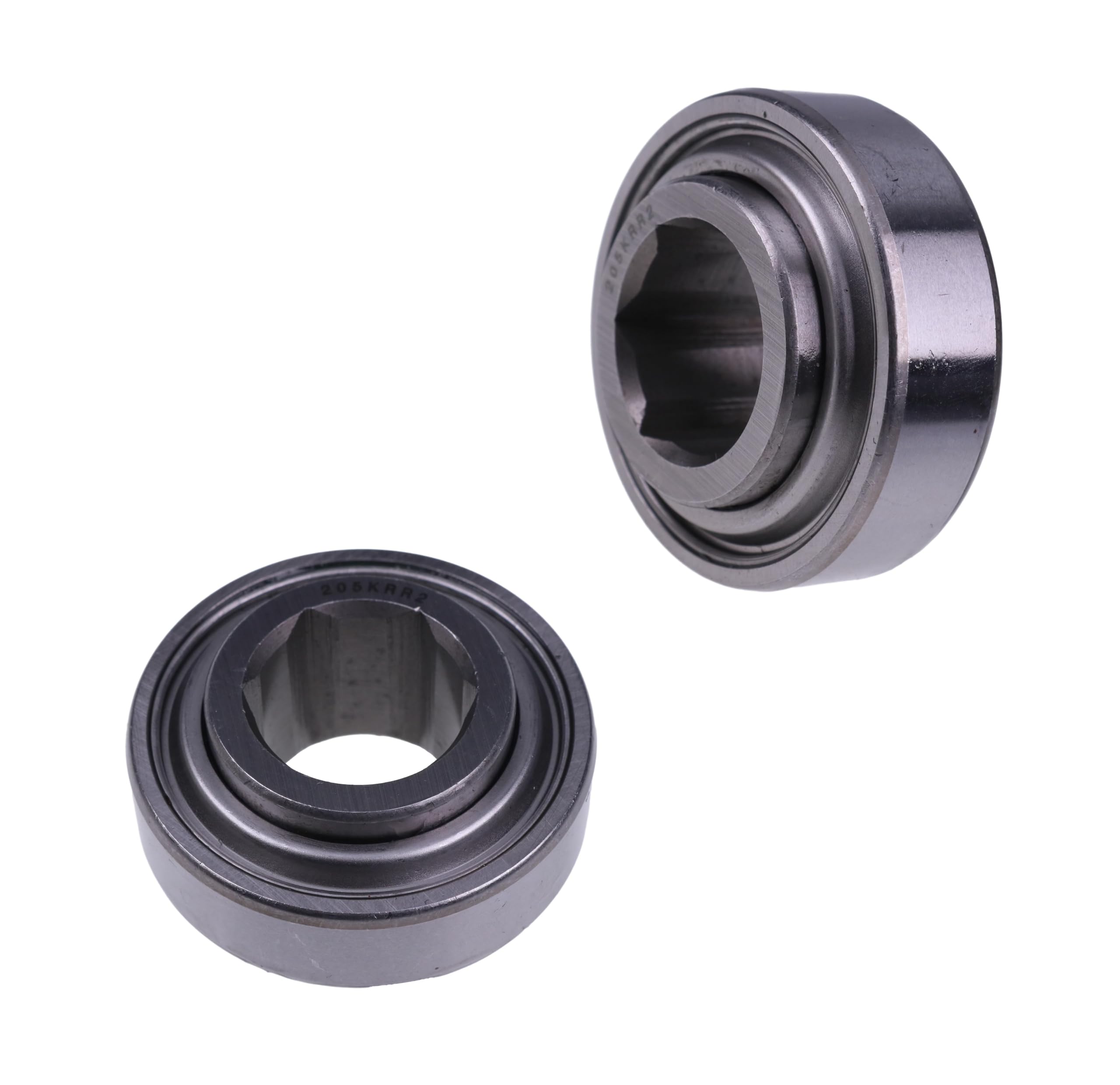 YLQASOON 2 Pcs Agricultural Bore Bearings 7/8" Hex Bore AE29876 AA28271 205KRR2 Compatible with John Deere