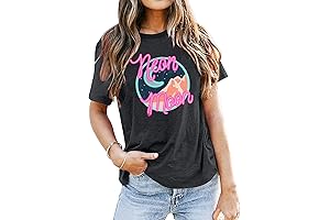 Neon Moon Glow Women's Country Music T-Shirt: Illuminate the Night with Style