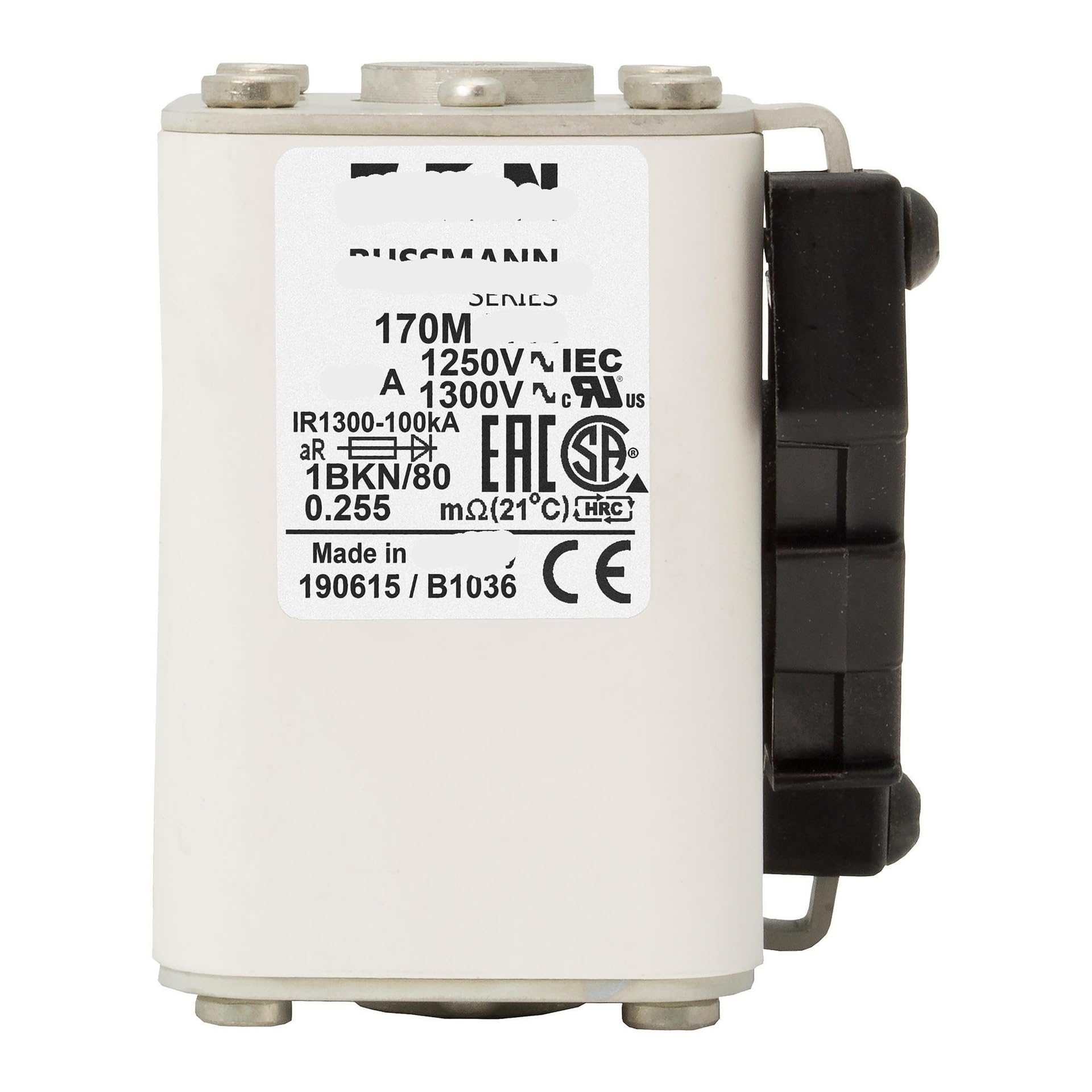 Fusible 170M4491 de alta gama con formato de cubo europeo