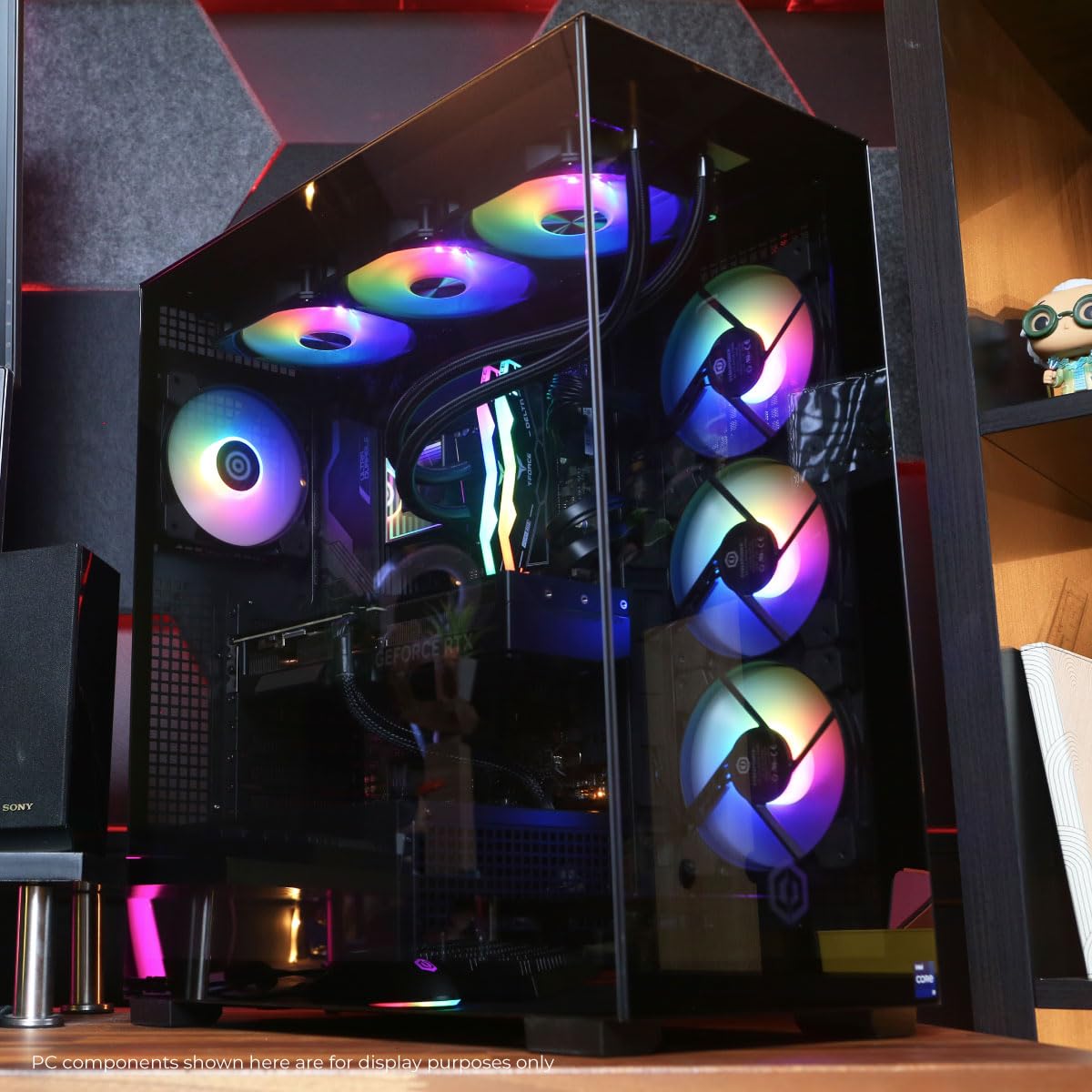 CyberPowerPC Gamer Xtreme VR Gaming PC, Intel Core i9-14900KF 3.2GHz, GeForce RTX 5070 12GB, 32GB DDR5, 2TB PCIe 4.0 SSD, WiFi Ready & Windows 11 Home (GXiVR8080A39)