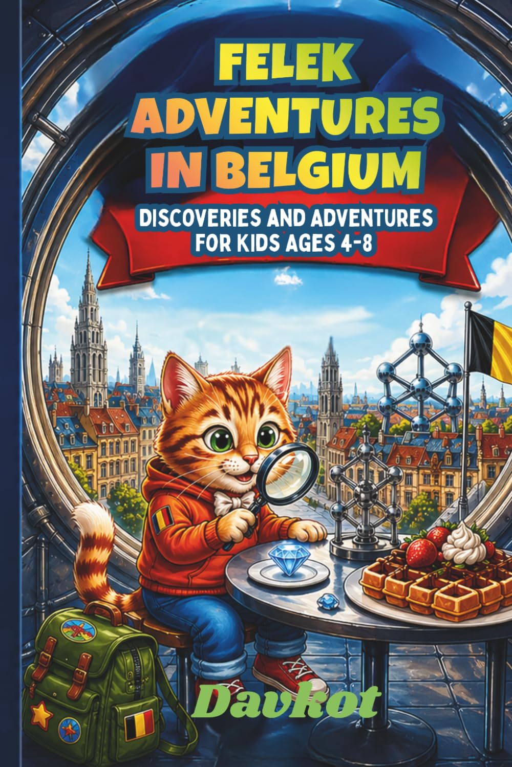 FELEK ADVENTURES IN BELGIUM: Discoveries and Adventures for Kids Ages 4-8 (Felek the Cat’s Adventures)