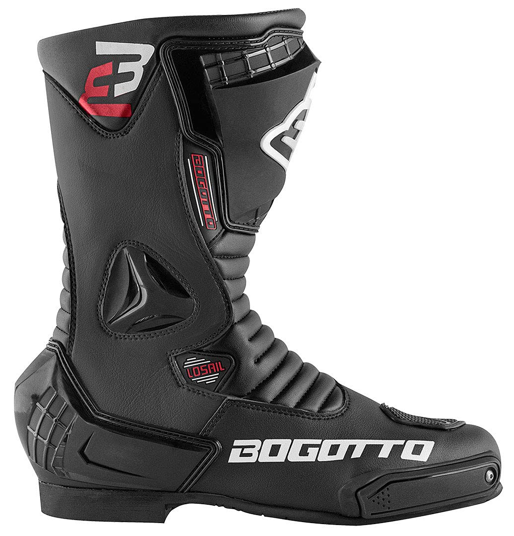 Bogotto Losail Bottes de moto, noir, 44