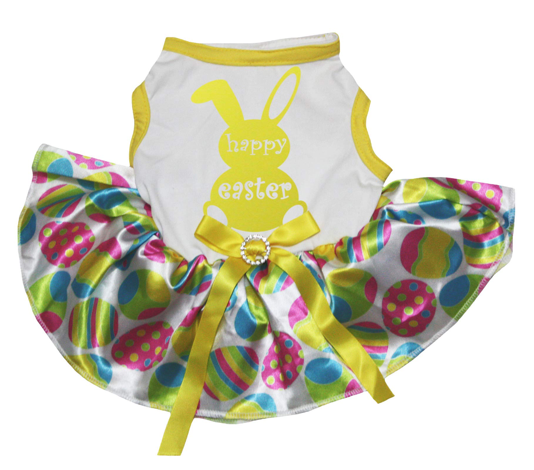 Robe de lapin de Pâques pour chiot : tenue de chasse aux œufs