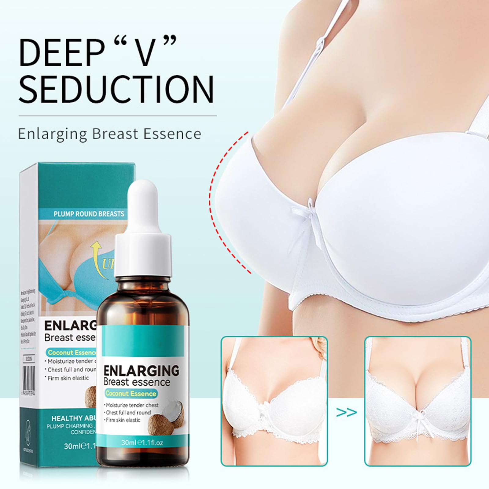 Rostblant 30 ml Firming Natural Breast Essence, Natural Curve Breast Enlargement, Breast Enlargement, Organic Essence - Image 2