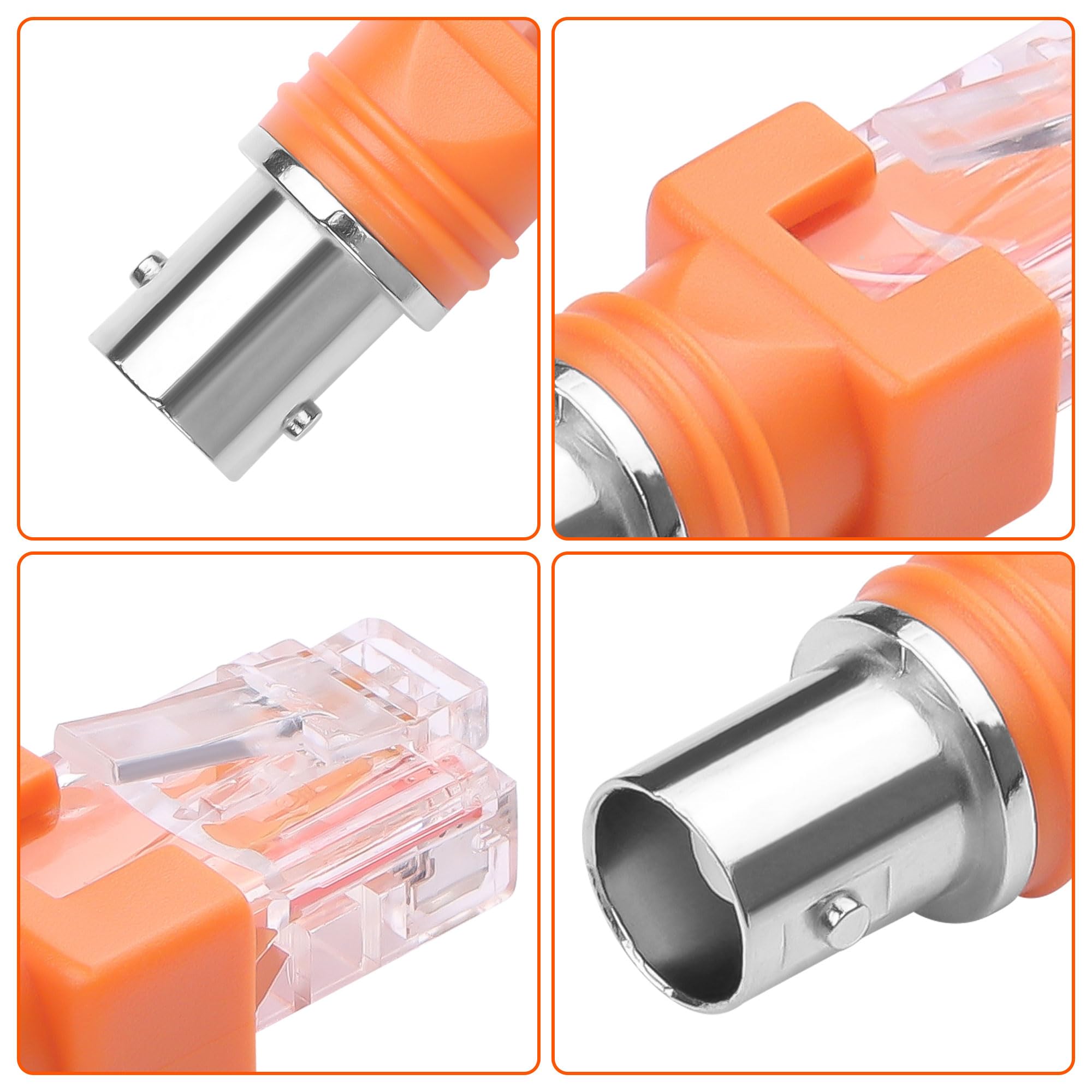 Amazon.com: CERRXIAN BNC to RJ45 Converter Adapter 4 Pack BNC 