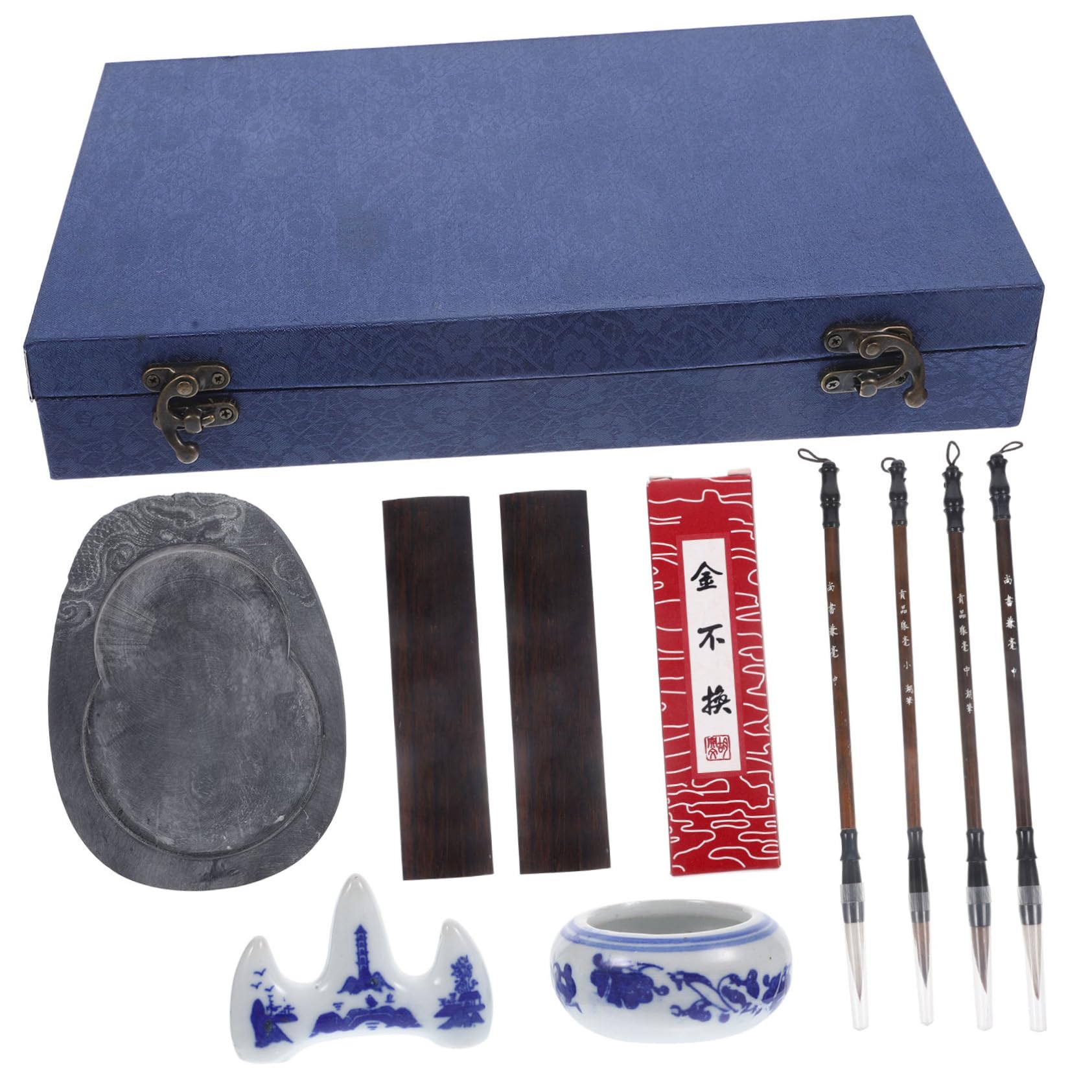 Pinceau D'écriture Chinois pour Élève, Lot de 1 Set de Set, Bois
