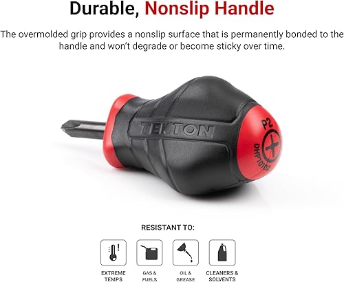 Miniatura 5 de TEKTON DRV41237 - Juego de destornilladores y tuercas de óxido negro de alto par (61 piezas)  Fabricado en Estados Unidos