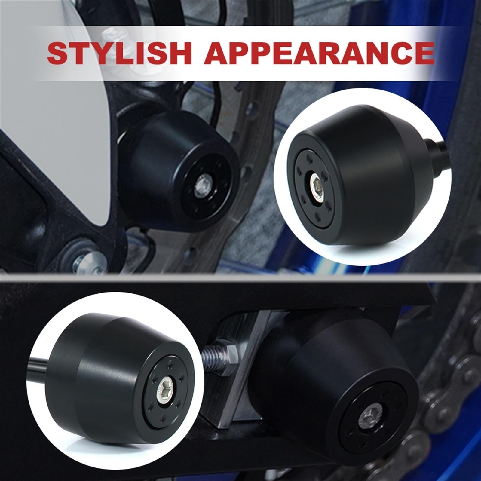 Per Yamaha Tenere 700 2021 2022 2023 2024 Tenere700 Assale Ruota Anteriore Posteriore Per Moto Slider Forcella Protezione Antiurto Bobina Forcellone