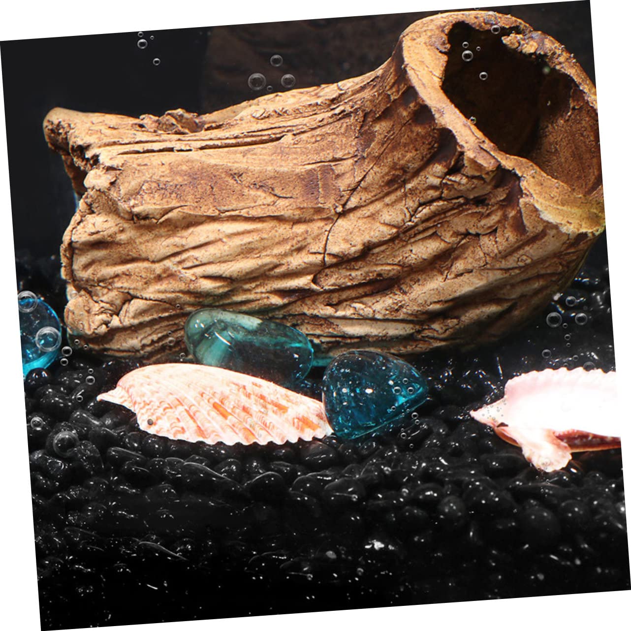 1torba Gravel Do Akwarium Czarne Kamienie Do Dekoracji Zbiornika Rybnego Zdrowe Estetyczne Podłoże Kamienie Akwarium