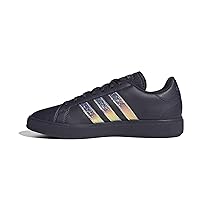 adidas Donna Grand Court Base 2.0 Shoes, aurora black, aurora black, shadow violet, 38 EU