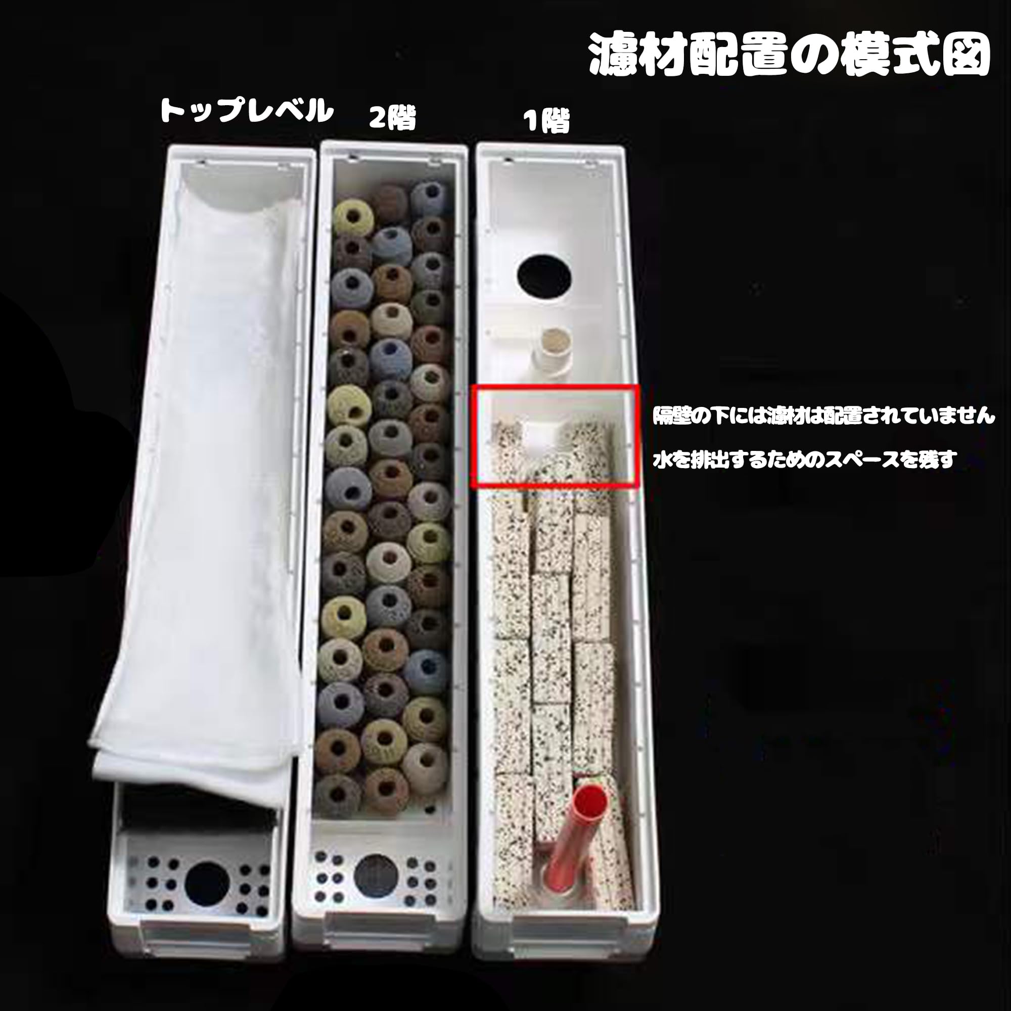 上部フィルター Amazon | 上部フィルター 水槽・カメ水槽用乾湿分離フィルターボックス
