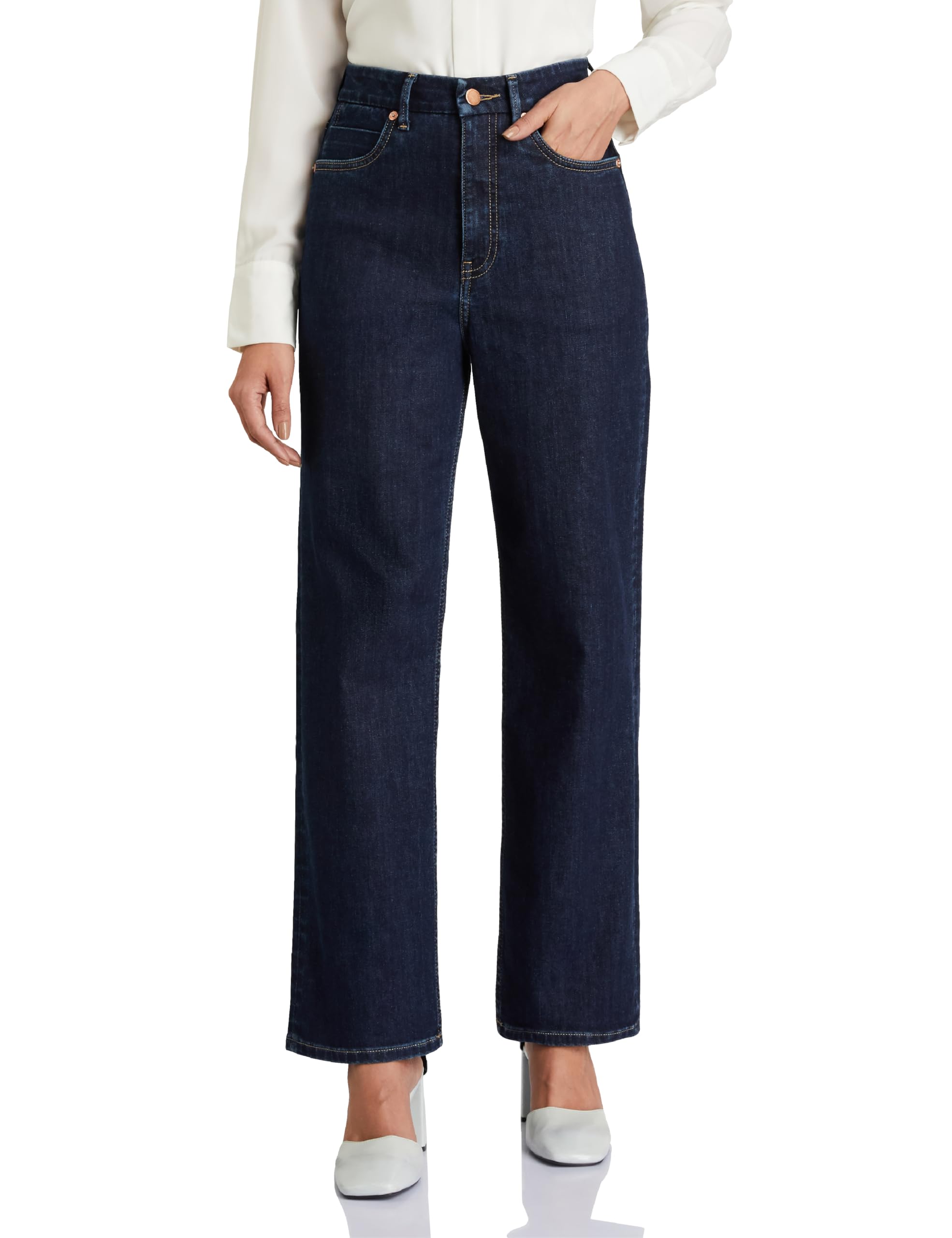 Women's Straight fit Jeans (High Rise | Full Length)