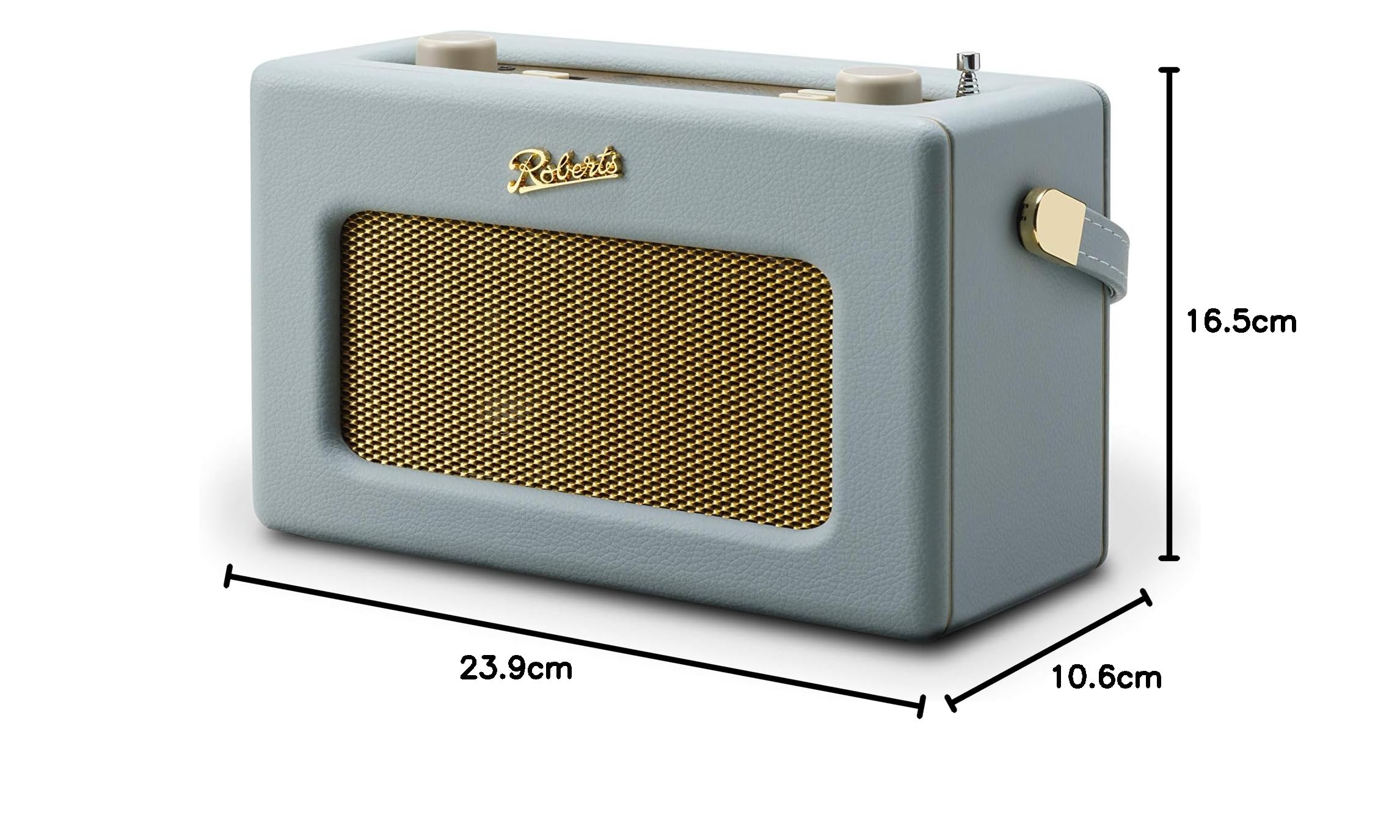 Roberts Revival iStream 3L DAB+ FM Bluetooth WiFi Radio Portable Bleu Ciel