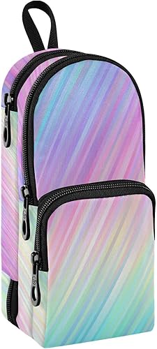 Bolsa de lápiz colorida Bolsa de lápices duradera Caja organizadora Casos de papelería Estuche para lápices Estuche de pluma