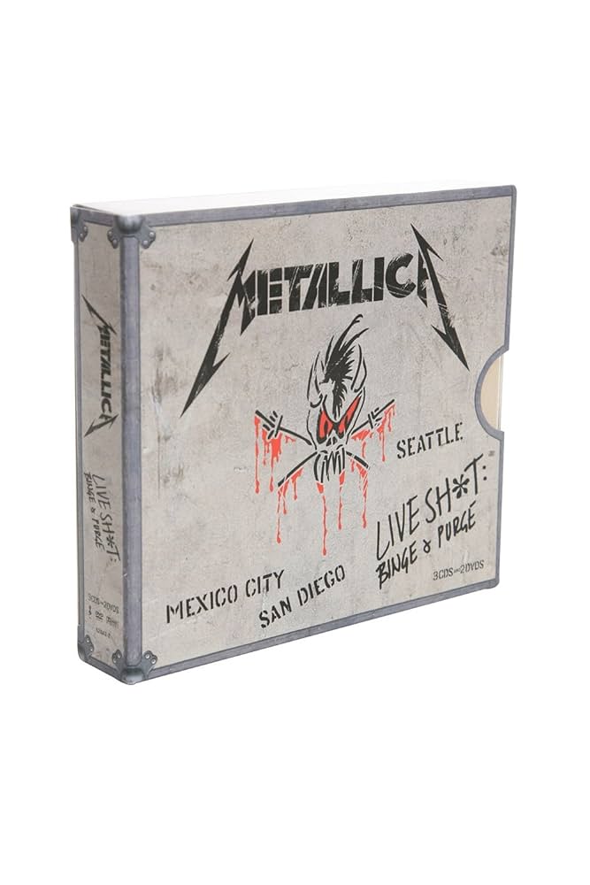 ☆ メタリカ METALLICA ライヴ・シット LIVE SHIT :BINGE & PURGE 初回限定 BOXケース付き (帯なし仕様) 5枚組 3CD+2DVD 日本盤 SICP-482-6 ☆ メタリカ METALLICA ライヴ・シット LIVE SHIT :BINGE & PURGE 初回限定 BOXケース付き (帯なし仕様) 5枚組 3CD+2DVD 日本盤 SICP-482-6