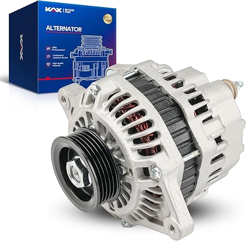 Miniatura 18 de KAX Alternador 11030N compatible con Honda, 2004-2007 Accord 3.0L, 130A 12V S6 CW Reemplazo del alternador