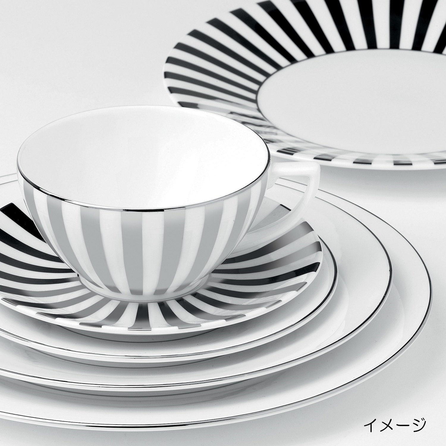Amazon.com | Jasper Conran by Wedgwood Platinum Accent Salad Plate