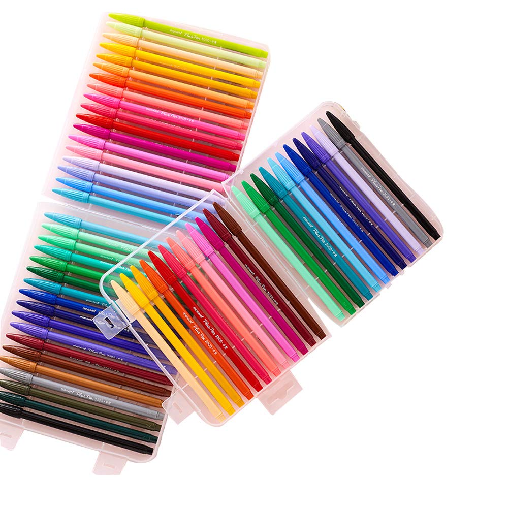 VIDOO 12/24/36 Farben Gel Pen Aquarell Stift Hand Buch Haken Linie Fiber Pen Art Pen Set Büro Schule liefert - 36 Pcs