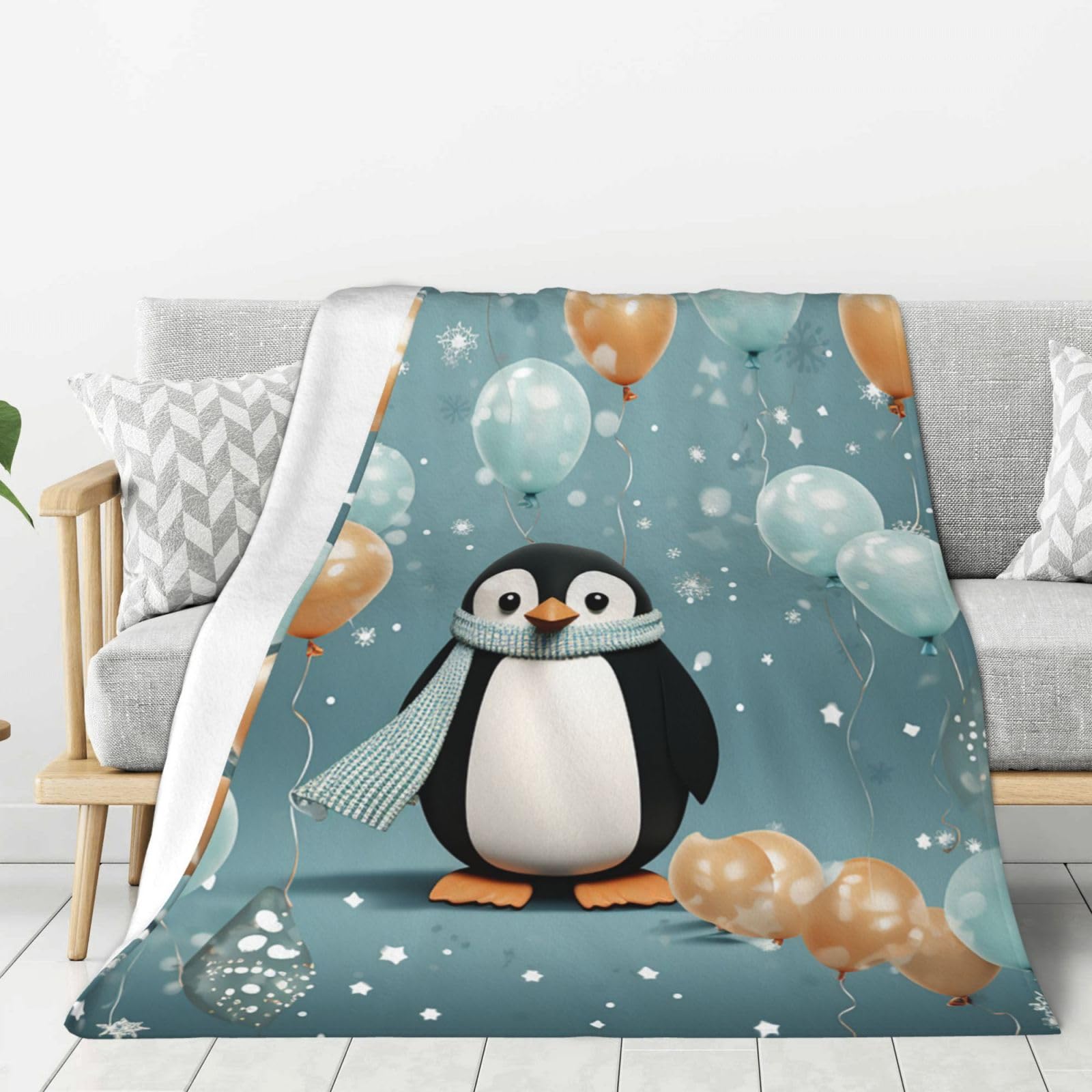 Couverture polaire flanelle légère contre le froid sur votre canapé