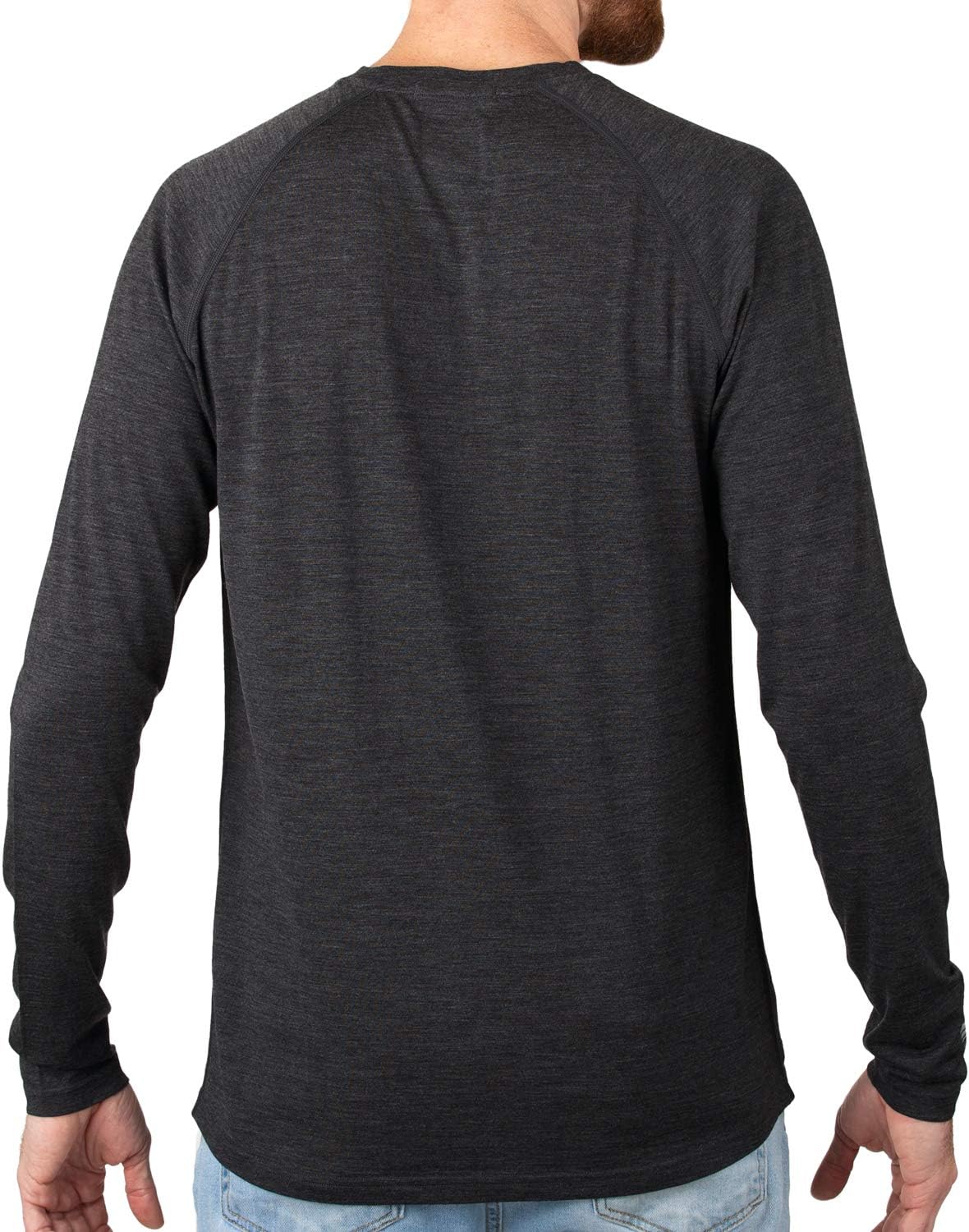 MERIWOOL Men's Base Layer Long Sleeve Henley - Lightweight Merino Wool Thermal - Image 2