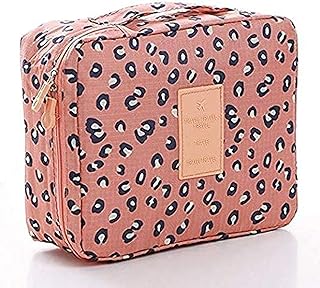 شنطة سفر مطبوعة متعددة الوظائف ادوات الزينة المحمولة منظمة لادوات التجميل للسفر متعدد الالوان