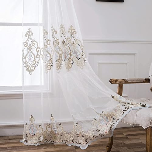 Cortinas Vogol opacas, de chenilla, jacquard para ventana, cortinas elegantes, paño, tratamiento opaco para habitación, sal de estar, ojales