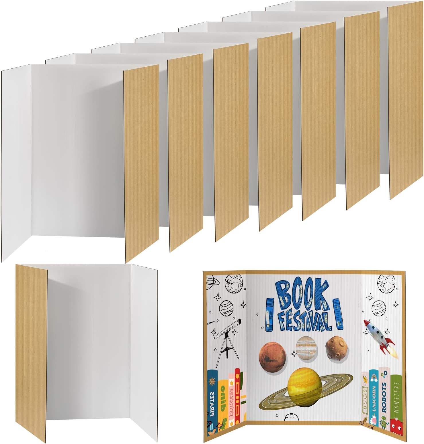 Amazon.com : 8 PCS Trifold Poster Board- Large 40
