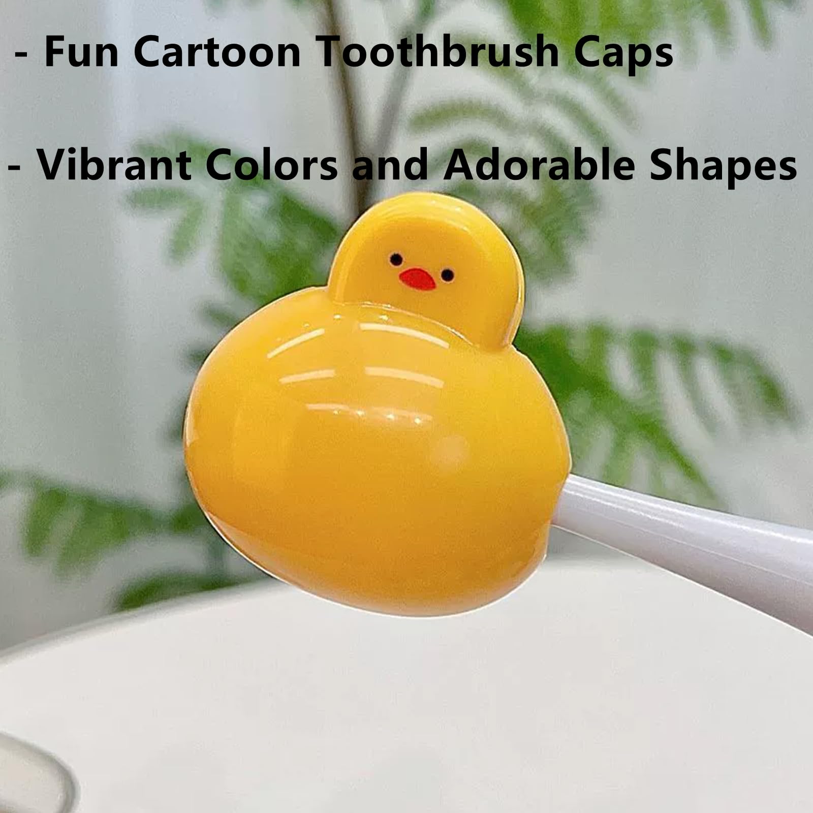 Tapas para cepillos de dientes, fundas de cepillo de dientes de dibujos animados, fundas protectoras portátiles para cepillo de dientes, clips de almacenamiento para cepillos de dientes