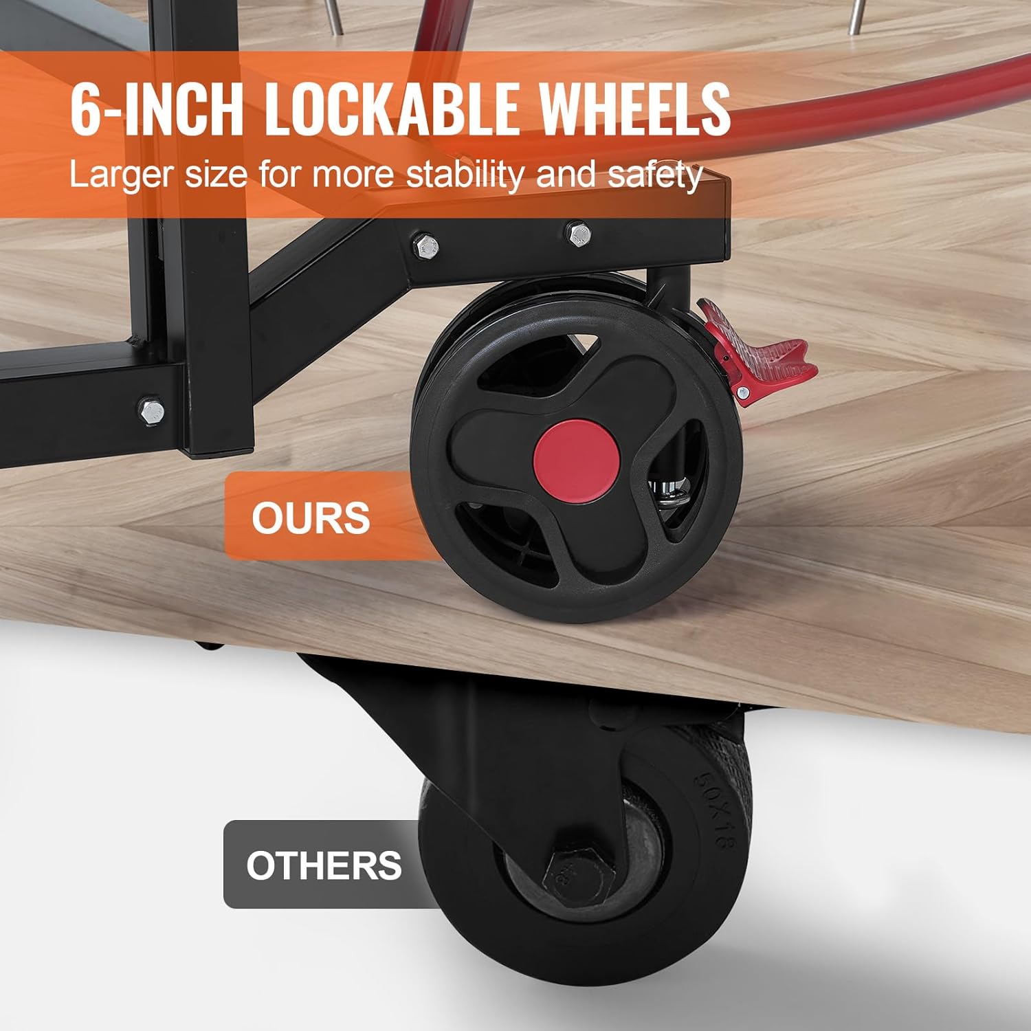 VEVOR Ping Pong Table, Professional Table Tennis Game, Indoor/Outdoor All Weather Aluminum Table Tennis Table, Portable Foldable Table with Quick Clamp Net & Large Lockable Wheels, 10 Minute Assembly