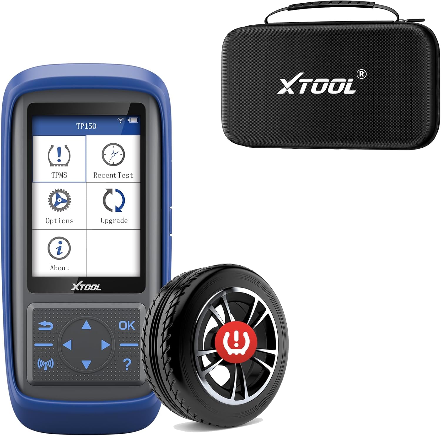 XTOOL TP150 TPMS Programming Tool, Protective Case Storage Bag for TPMS Programming Tool