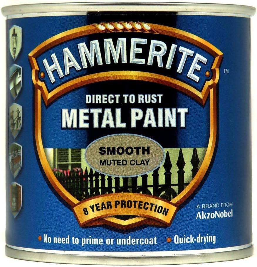 Hammerite Metal Paint Smooth 250ml Muted Clay