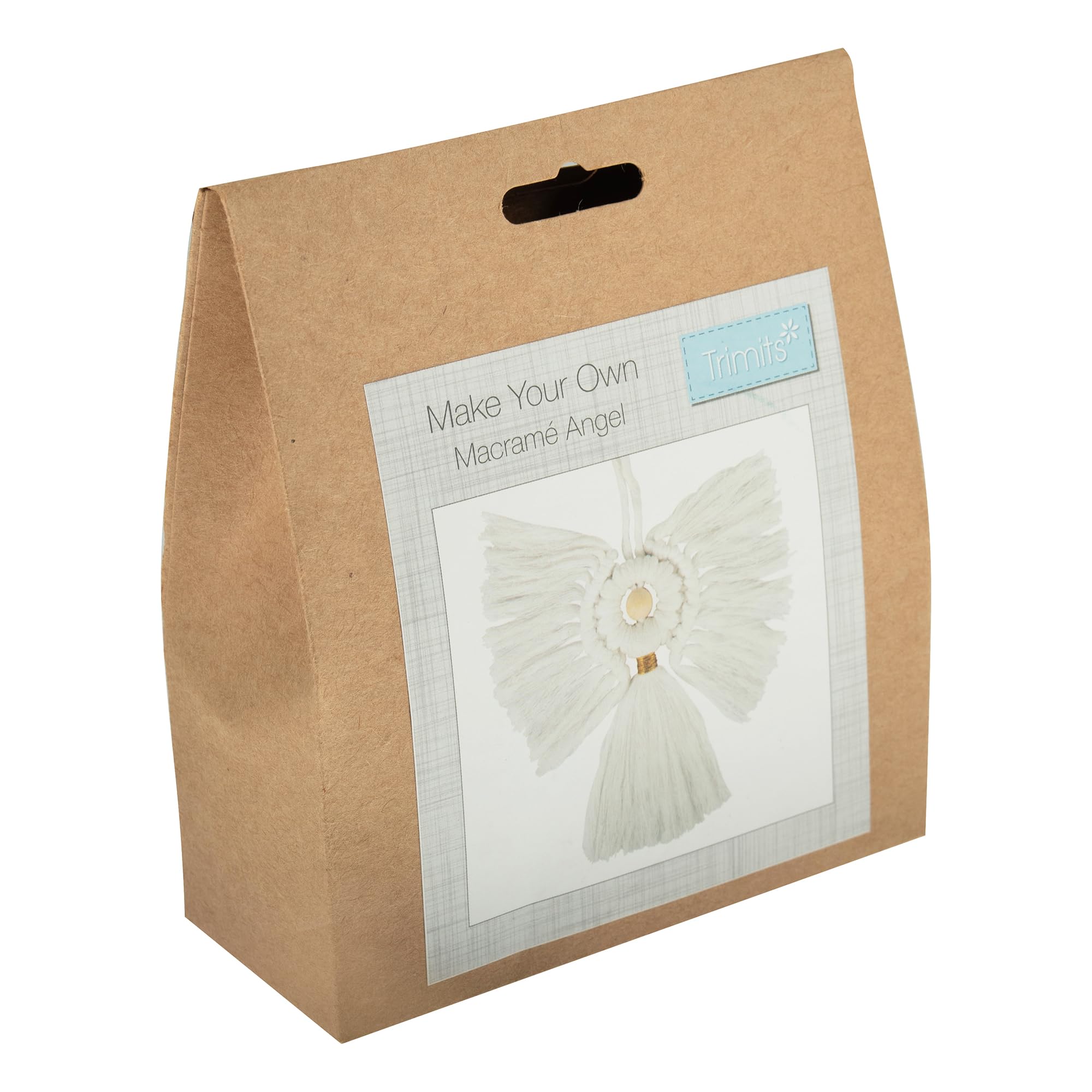 Trimits Make Your Own Macramé Decoration Kit, Angel