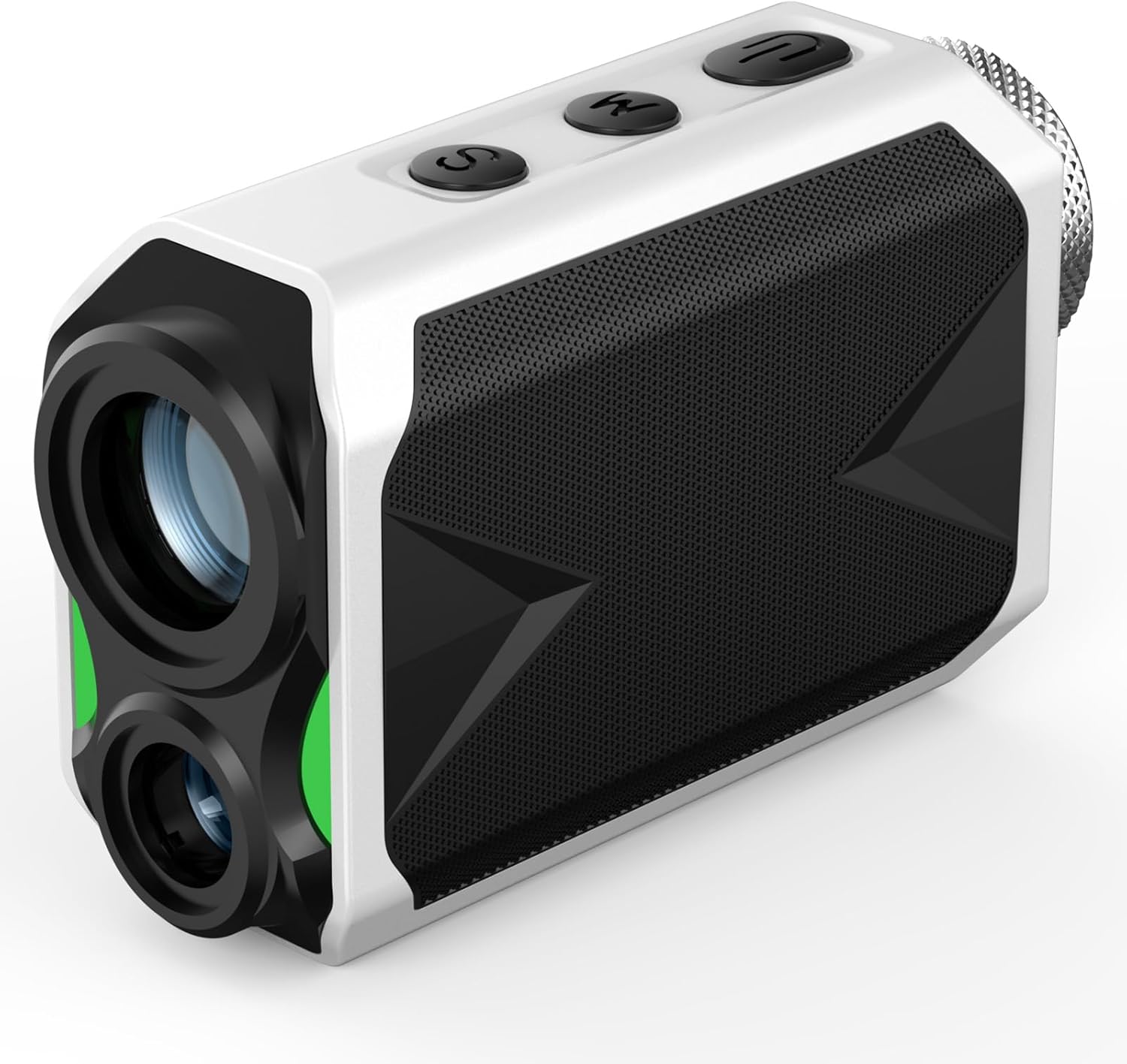 Mini Golf Rangefinder with Slope, Flag Pole Locking, High-Precision, Magnet Stripe, 6X Magnification, 1000 Yards Range Finder, Rechargeable Rangefinders, Golf Tournament Legal