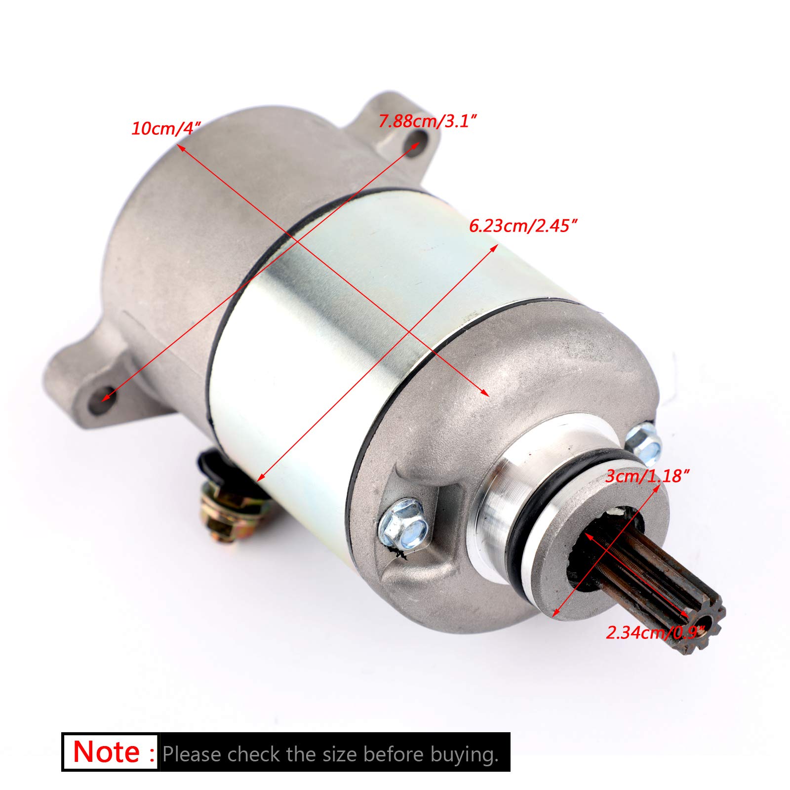 Bruce & Shark Motor de arranque eléctrico para H-o-n-d-a FES125 Pantheon 2003-2005 NES125 SH 125/150