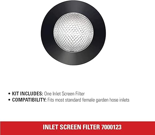 Miniatura 4 de Simpson Cleaning 7000123 Filtro de pantalla de entrada con junta para bombas de lavado a presión a gas, color plateado