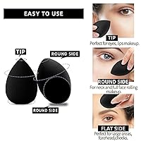 Vista 6 de Beauty Blender - Esponja de maquillaje – Juego de 12 esponjas de maquillaje con soporte de esponja de base de belleza, impecable para líquidos