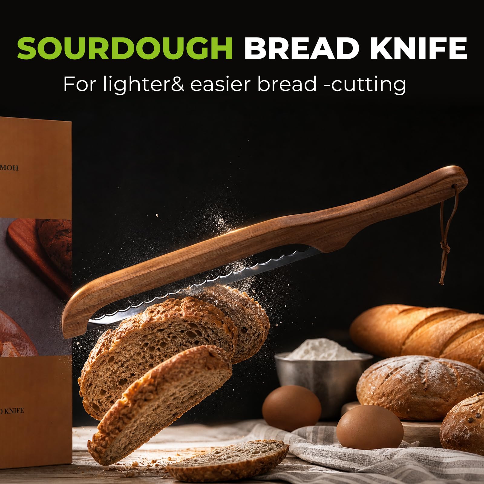 RAPSAKEMOH Sourdough Bread Knife - Perfect Slicing -3 RAPSAKEMOH Sourdough Bread Knife - Perfect Slicing -3