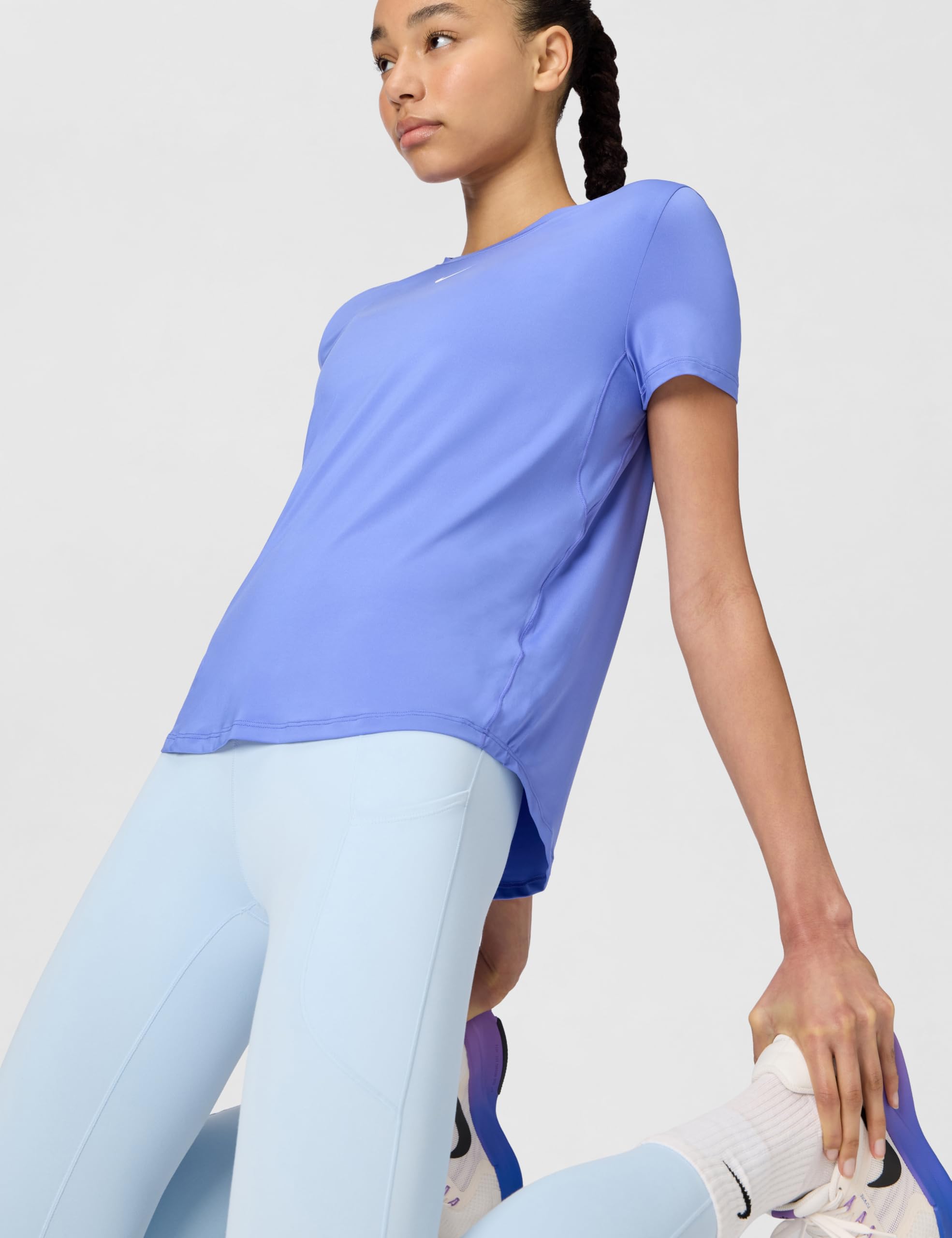 Nike Damen One Classic Df SS T-Shirt, Sapphire/White, S