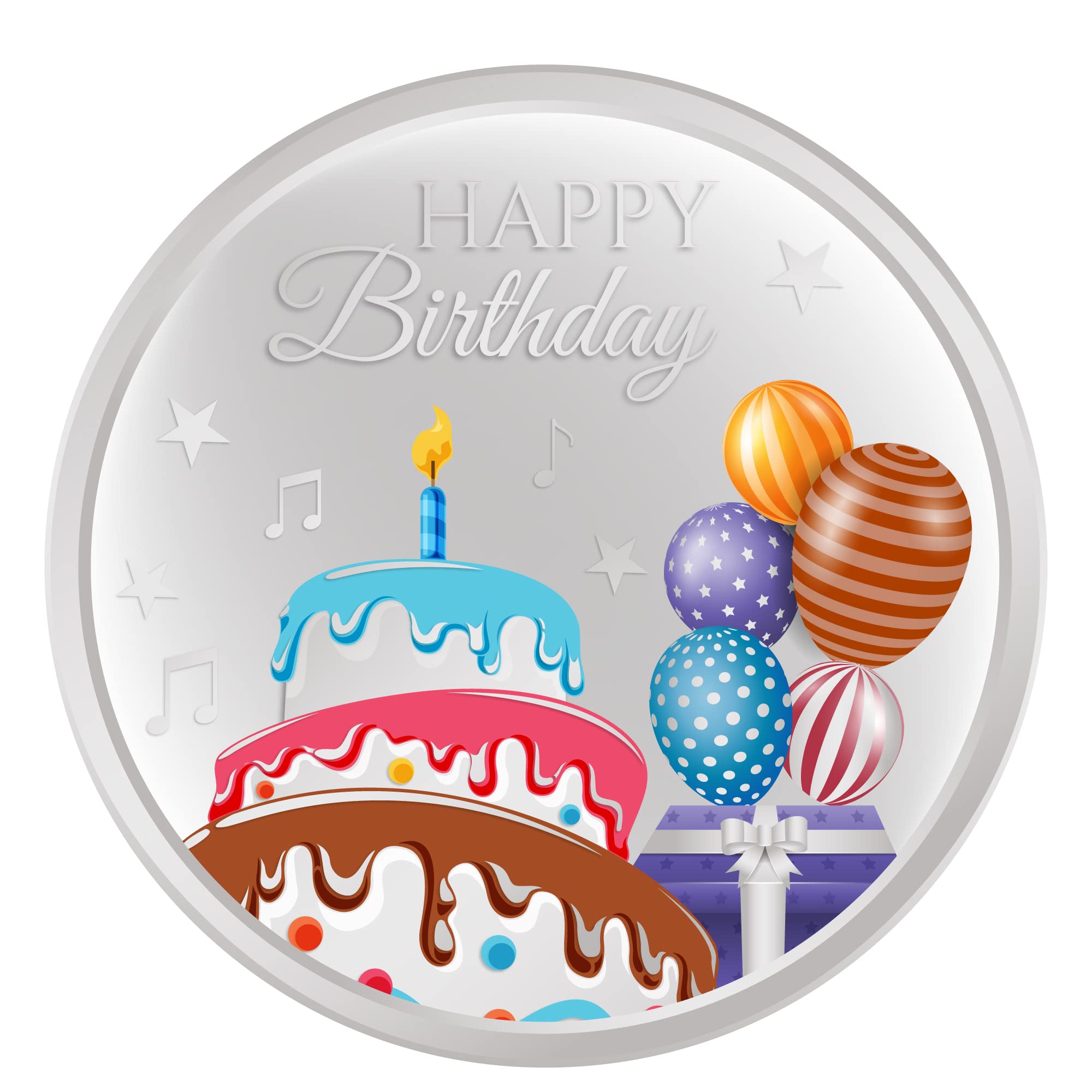 Amazon Brand-Nora Nico Happy Birthday 999 Purity Silver 10 Grams Coin BIS Hallmarked (B0BDF15ZN5) Amazon Price History, Amazon Price Tracker