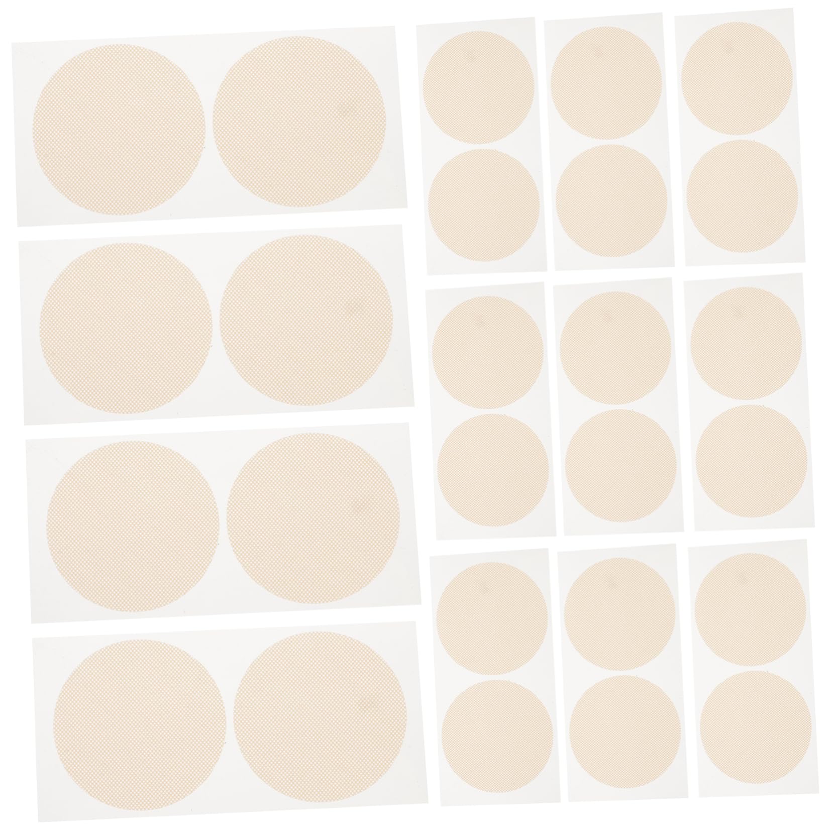 VANZACK 20Pairs Men Nipple Protectors Self Adhesive Chafing Patches for Sports Running Comfortable and Discreet Coverage for Active Beige