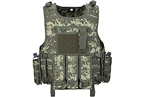 Acu Vest with Optimal Breathability and Ajustability for the Demanding Airsoft Environment