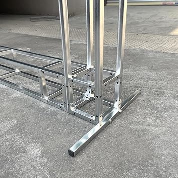 Portable Truss Base Support Bar Steel Truss Support Stand for Stage Lighting, DJ Booths, Exhibitions, Wedding Backdrops & Event Displays Easy Setup,Truss Base,Suitable for 8 * 8 Square Tube Truss