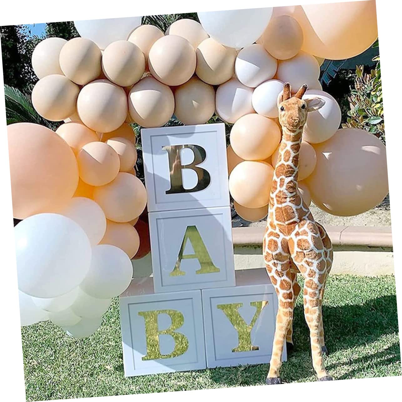 Ballonbox für Babyparty, 1 Satz, Papier, zur Geschlechtsenthüllung